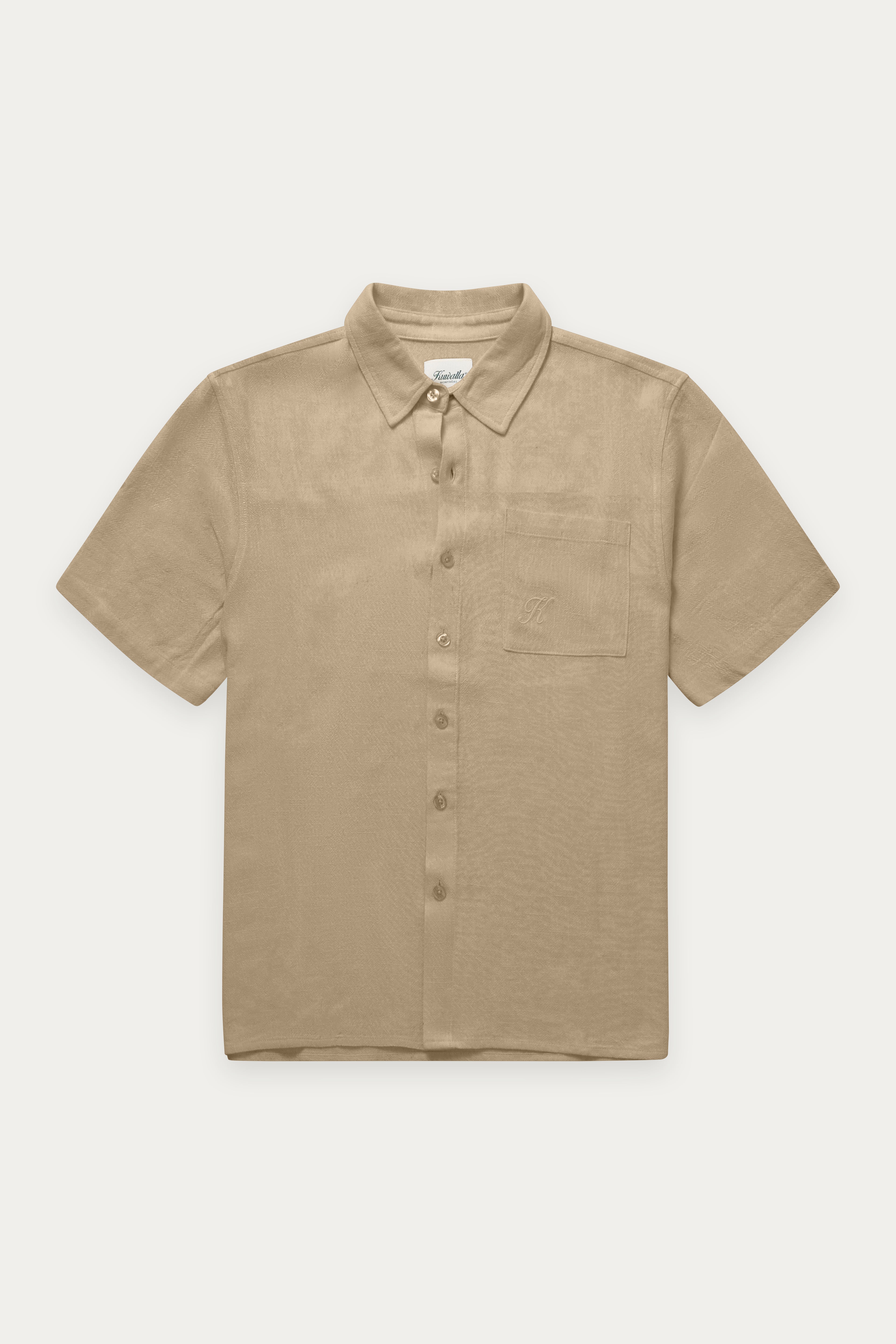 Kuwalla Tee Beige Linen Shirt