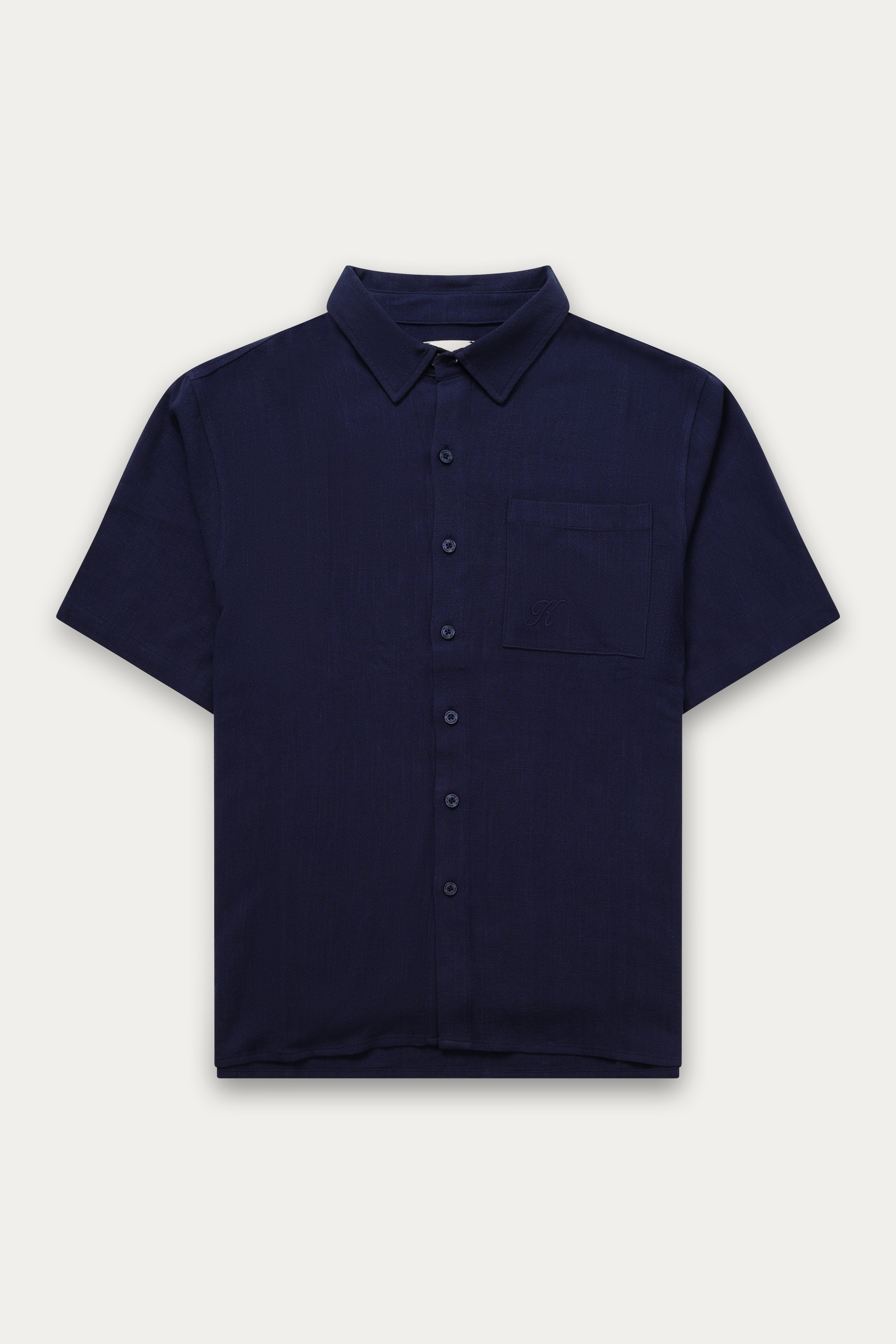Kuwalla Tee Navy Linen Shirt