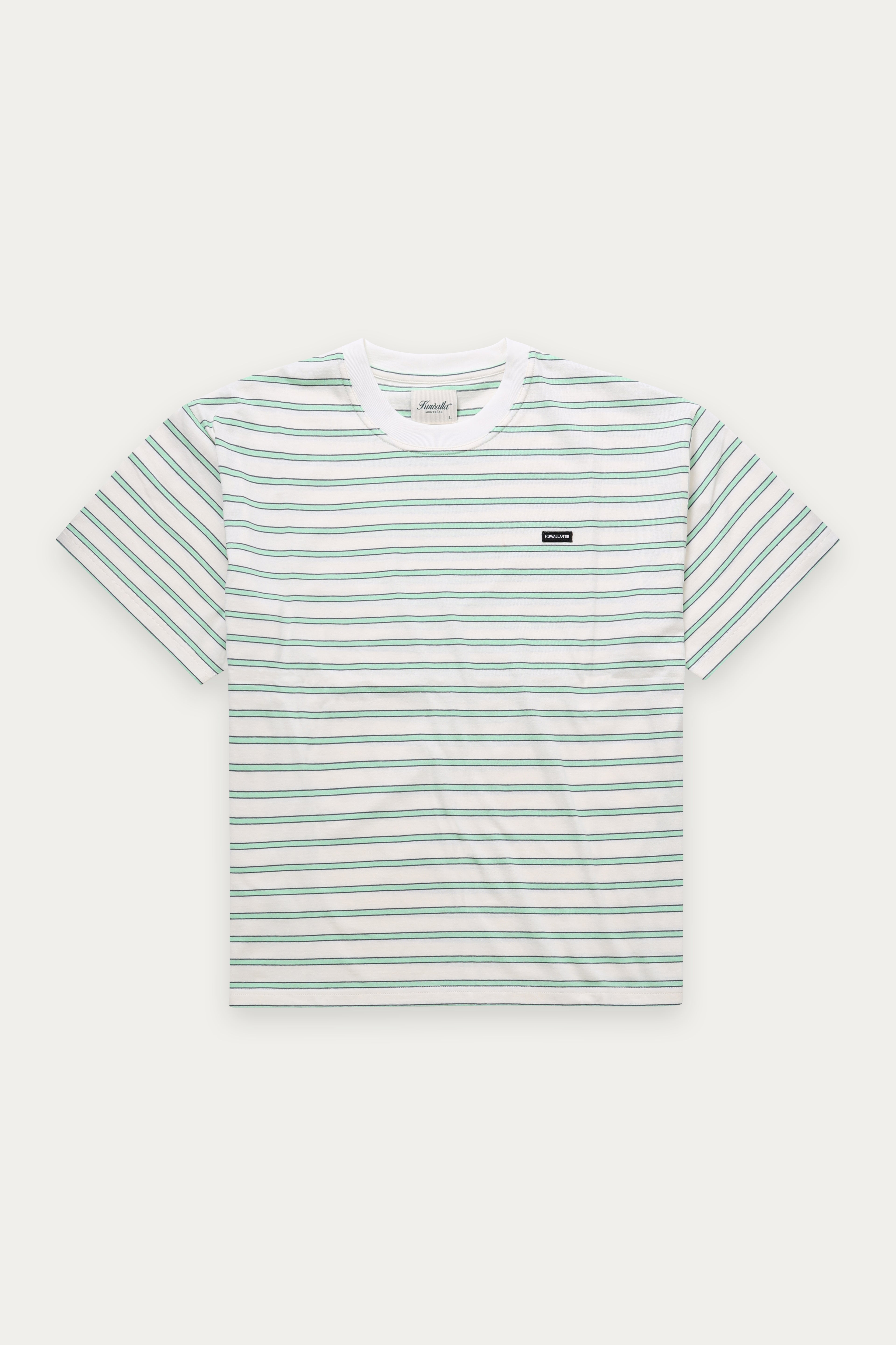 Kuwalla Tee Mint Stripe T-Shirt