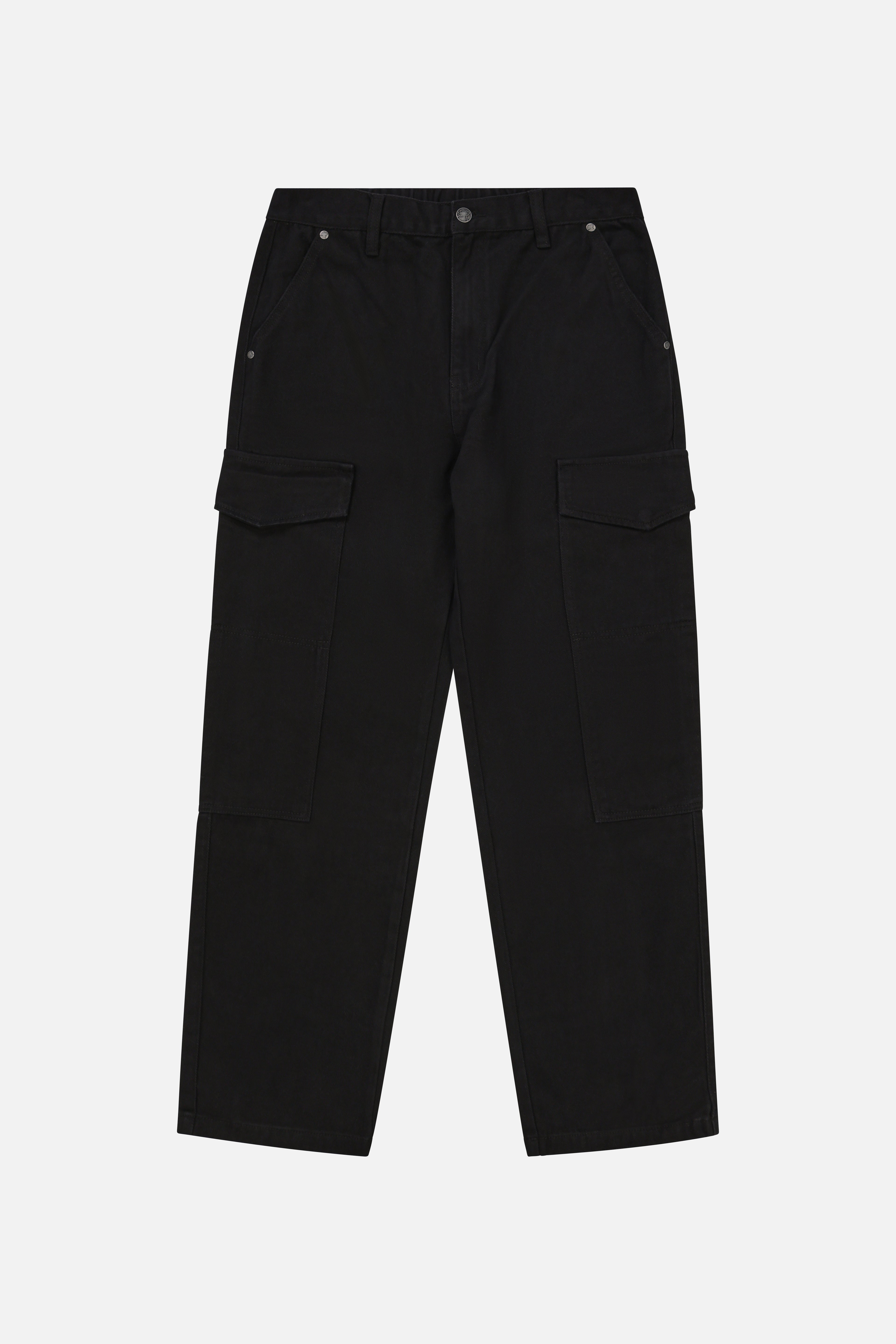 Pantalon Cargo Trouser Noir Kuwalla Tee