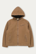 Kuwalla Tee Camel Hooded Canvas Coat