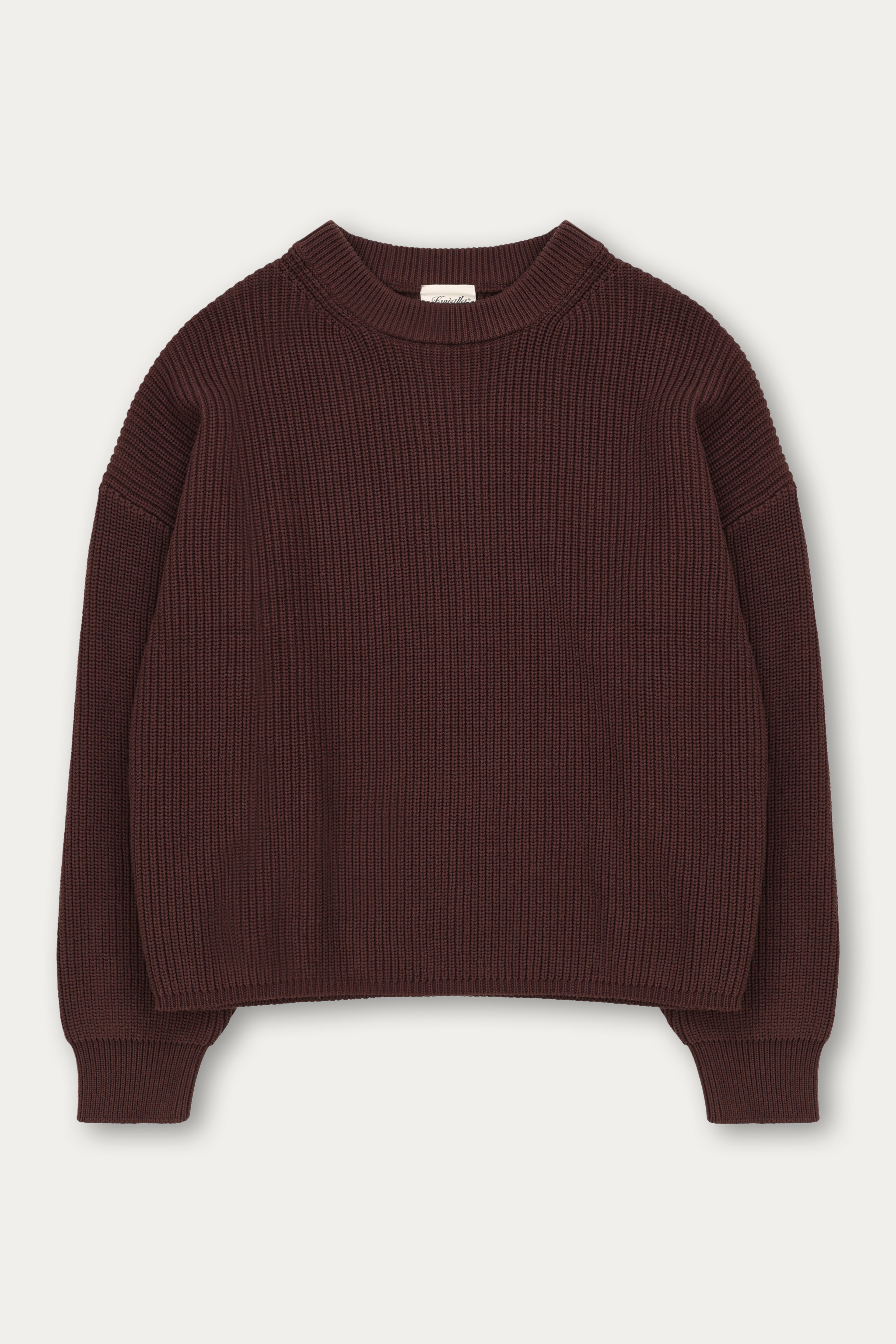 Kuwalla Tee Knitted Box Coffee Sweater