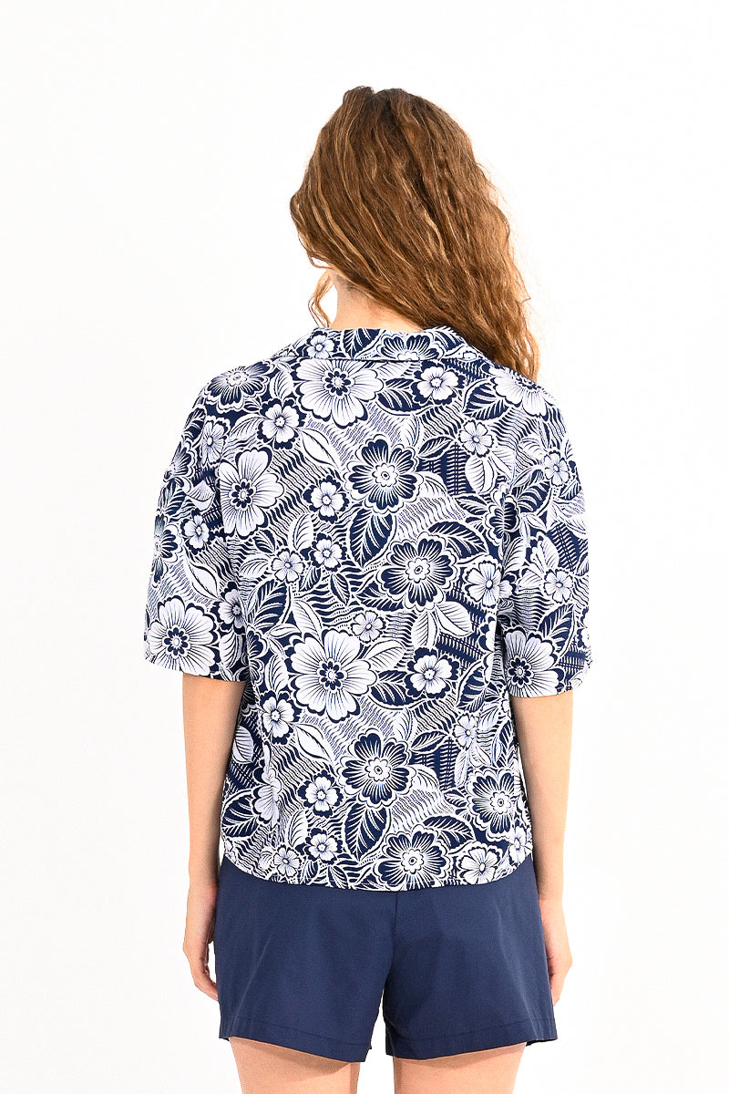 Shirt Thérèse Navy Blue Molly Bracken