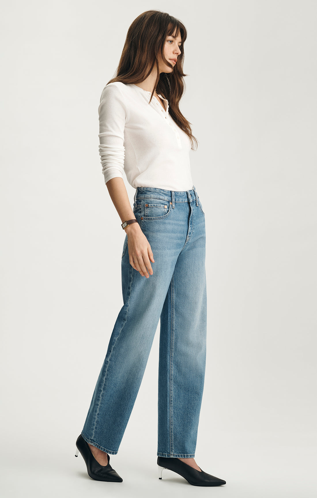 Jeans Nica Lt Brushed Blue Mavi Jeans