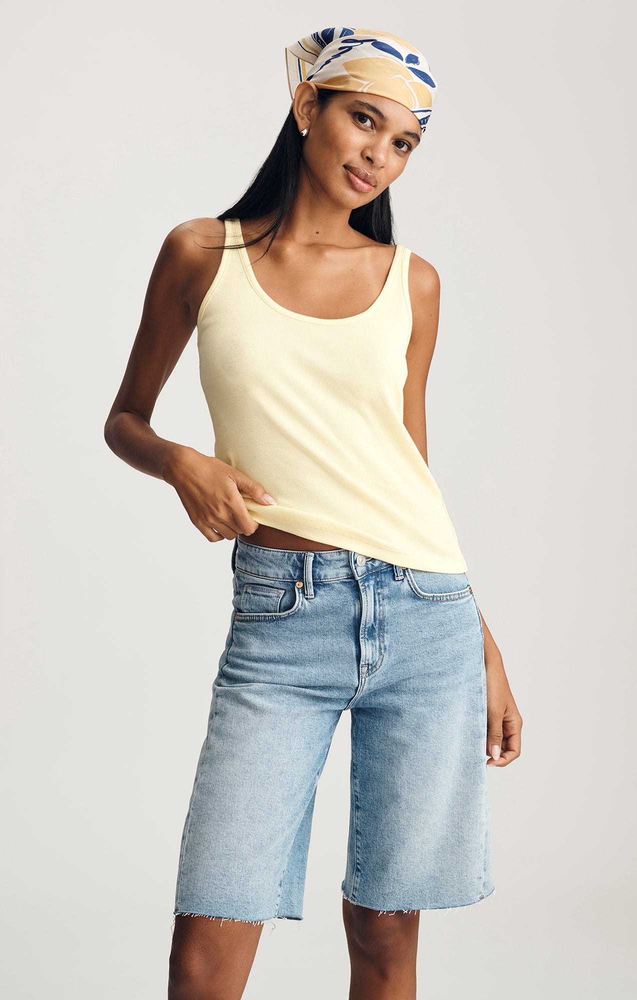 Yellow Mavi Jeans Tank Top