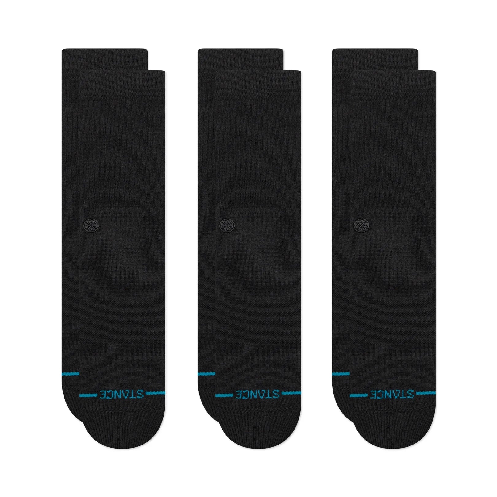 Bas 3 Pack Icon Noir/Noir Stance