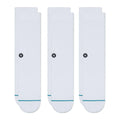 Stance White Icon 3-Pack Socks