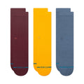3-Pack Icon Wine Stance Socks
