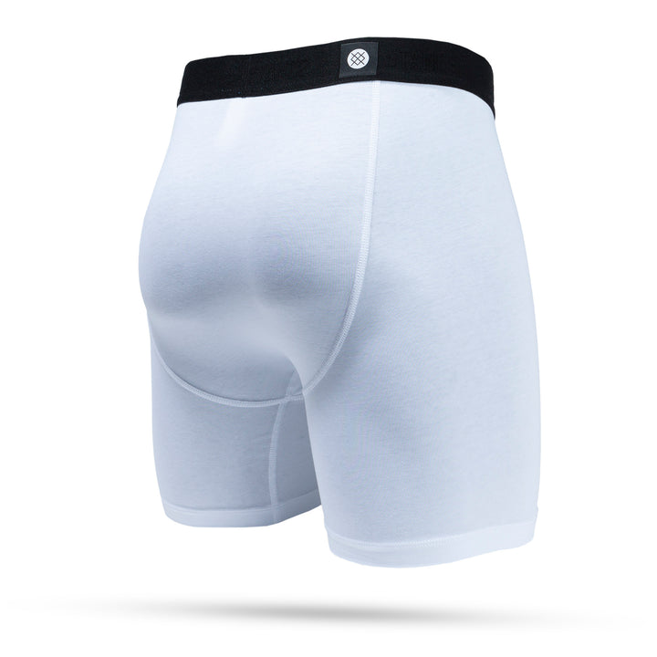 Stance White Cotton Standard Brief Boxer