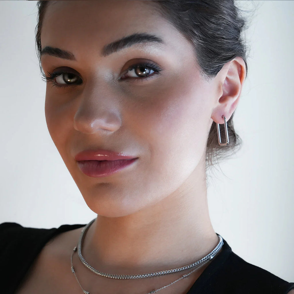 Mazunta Sterling Silver Hackney Nine Earrings