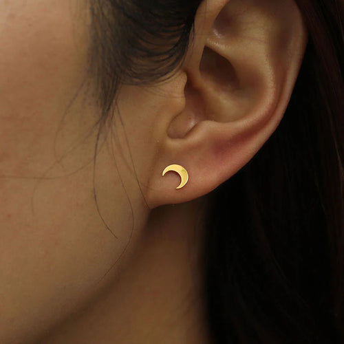 Hackney Nine Gold Midnight Stud Earrings