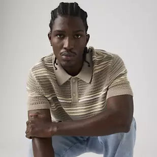 Chandail Laguna Sweater Polo Beige Levi's