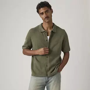 Woodside Camp Green Levi's Sweater