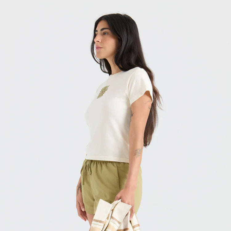 Roark Ivory Muse Flower T-Shirt