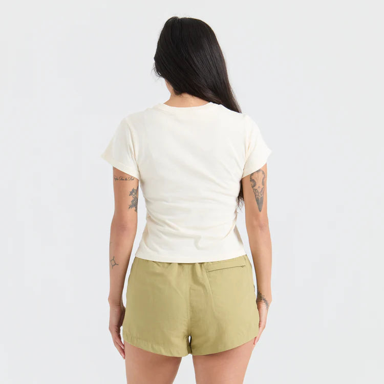 Roark Ivory Muse Flower T-Shirt