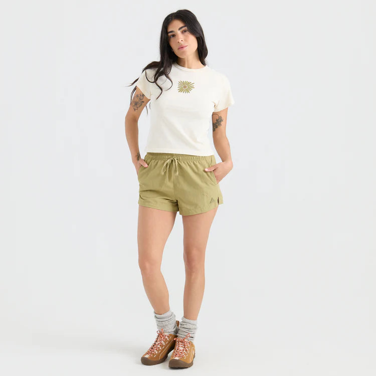 Roark Ivory Muse Flower T-Shirt