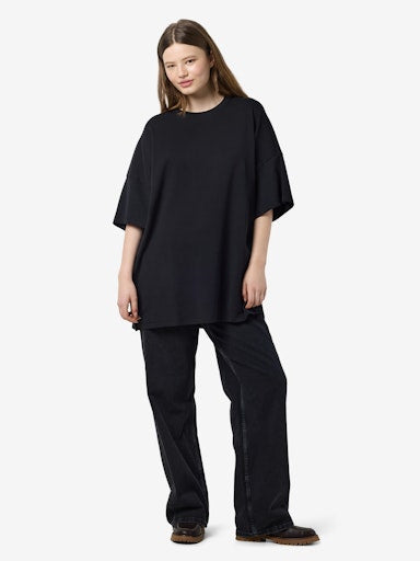 Robe T-Shirt Mocca Boxy Noir Noisy May