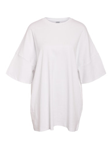 Noisy May White Mocca Boxy T-Shirt Dress