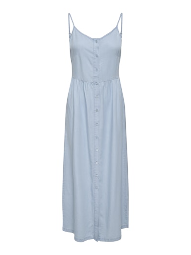 Robe Charis Long Bleu Clair Only