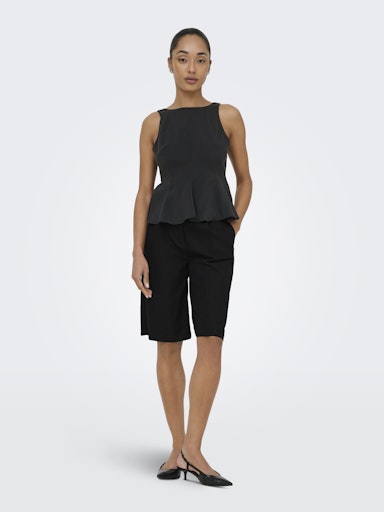 Short Goa Black Linen Only