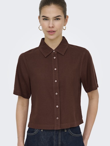 Shirt Goa Linen Brown Stone Only