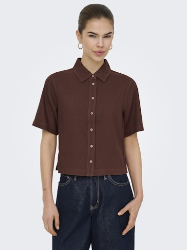 Shirt Goa Linen Brown Stone Only