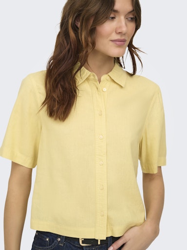 Chemise Goa Linen Jaune Only