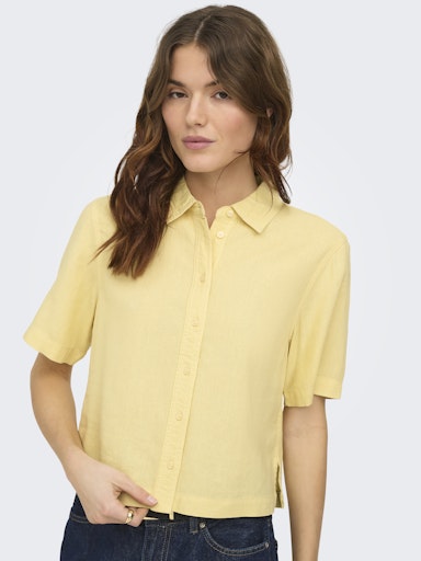 Chemise Goa Linen Jaune Only