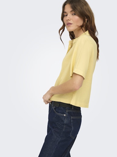 Chemise Goa Linen Jaune Only