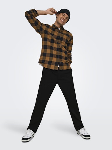 Only & Sons Nicky Black Trousers