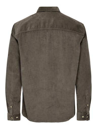 Chemise Alp Cord Brun Falcon Only & Sons