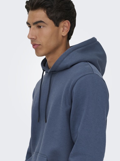 Chandail Ceres Hoodie Vintage Indigo Only & Sons