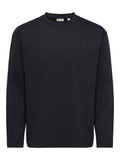Chandail Fred Relax Noir Only & Sons