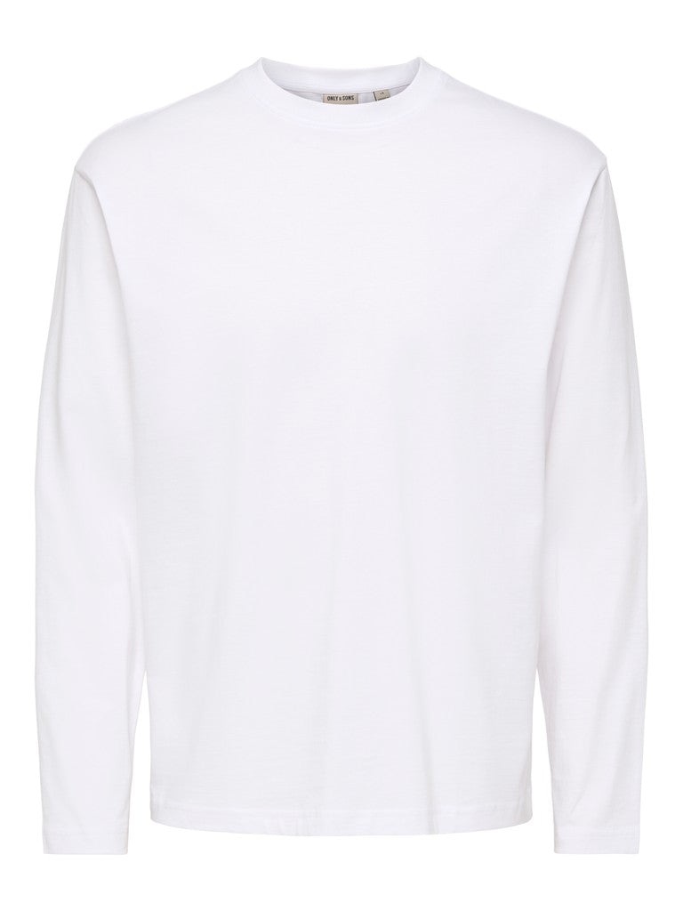 Chandail Fred Relax Blanc Only & Sons