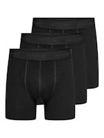 Boxer Fitz Coton 3 Pack Noir Only & Sons