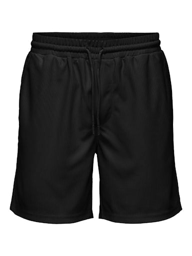 Short Tel Plizze Black Only & Sons