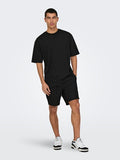Short Tel Plizze Black Only & Sons