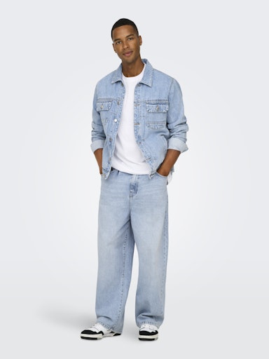 Only & Sons Carl Light Blue Balloon Jeans