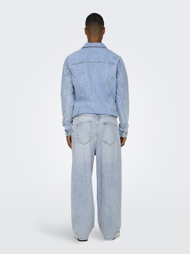 Jeans Carl Balloon Bleu Clair Only & Sons