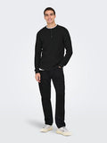 Only & Sons Tobie Black Sweater