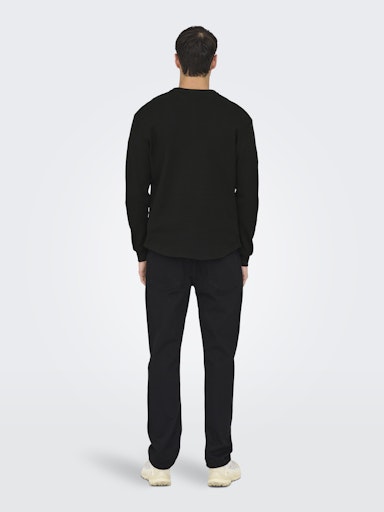 Only & Sons Tobie Black Sweater