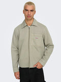 Only & Sons Ray Washed Zip Jacket
