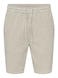 Only & Sons Short Sinus Beige & White