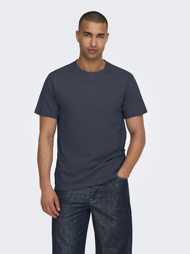 T-Shirt Max Blue Night Only & Sons