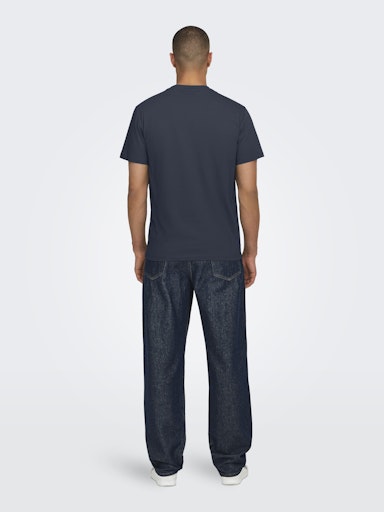 T-Shirt Max Blue Night Only & Sons