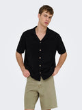 Only & Sons Black Jam Shirt