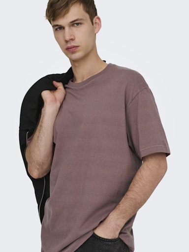 T-Shirt Bane RLX Taupe Only & Sons