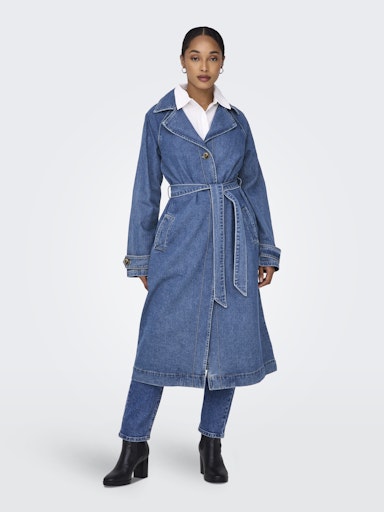 Malou Medium Blue Denim Trench Only