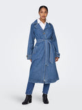 Malou Medium Blue Denim Trench Only