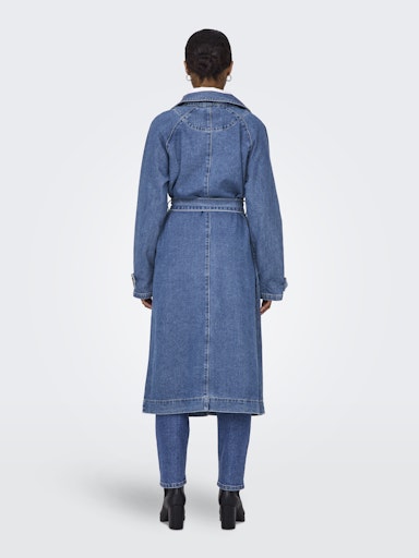 Malou Medium Blue Denim Trench Only